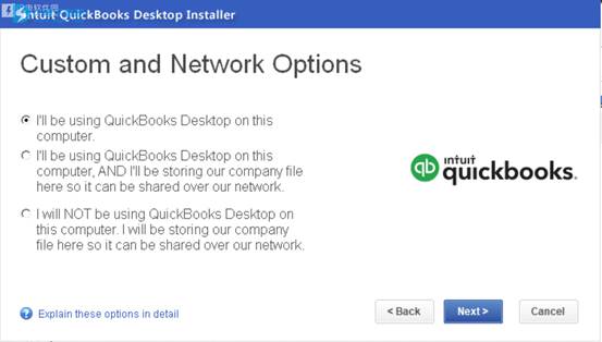 安装QuickBooks