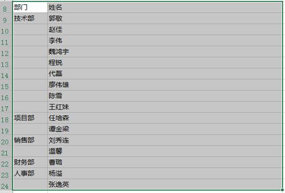 Excel数据整理