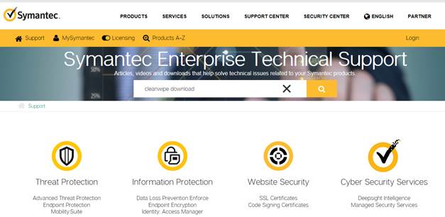 卸载Symantec