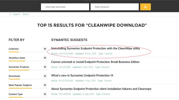 卸载Symantec
